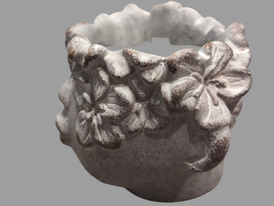 Pflanzkopf Flora Beton klein