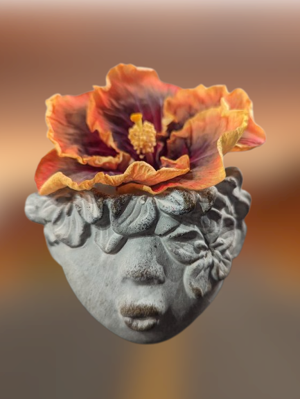 Pflanzkopf Flora Beton klein